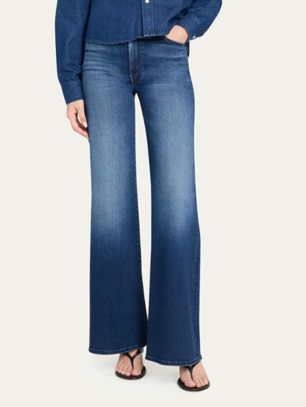 MOTHER The Hustler Roller Sneak Jeans 24W